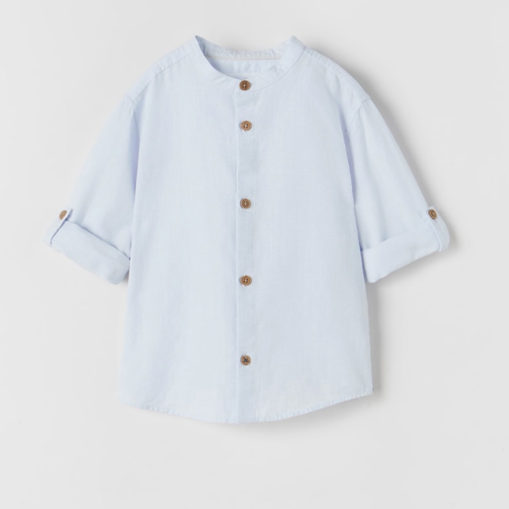 ZARA BABY SHIRT WITH SLEEVES 6-9 MONTHS